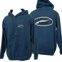 Hooded Original Logo In Blue Sweatshirt
