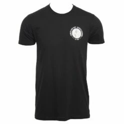 Skeleton Surfer In Black Shirt