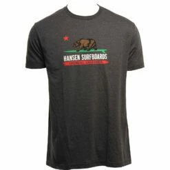 CA Flag In Charcoal Shirt