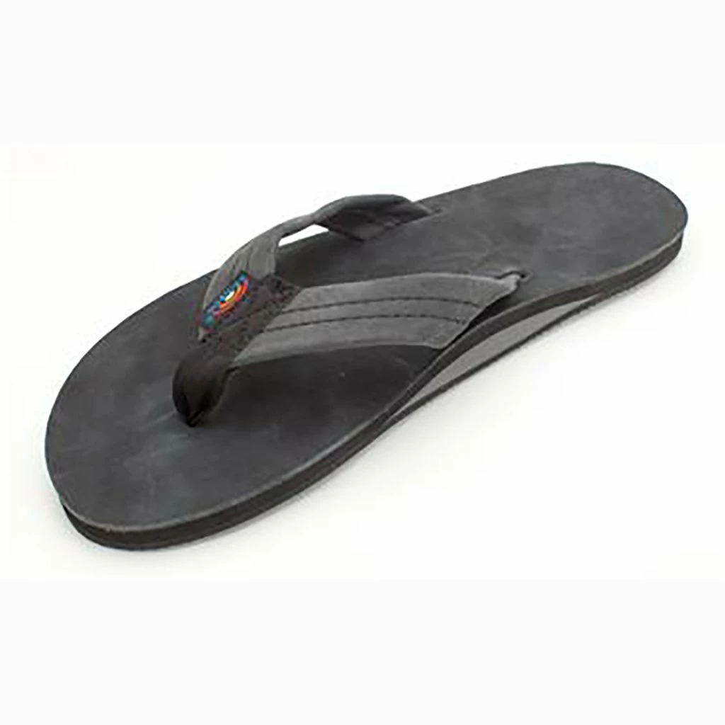 Single Layer Premier Leather In Black Sandals 1 Single Layer Premier Leather In Black Sandals