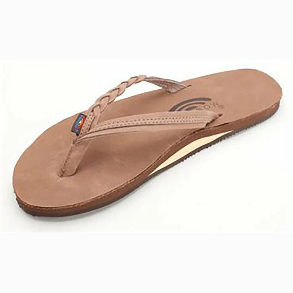 Flirty Braidy Premier Leather In Dark Brown Sandals 1 Flirty Braidy Premier Leather In Dark Brown Sandals