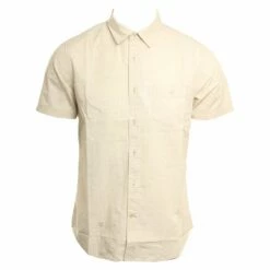 Vissla Happens In White Woven Shirt