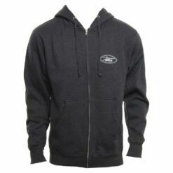 Original Logo Zip In Navy Blue Heather Sweatshirt