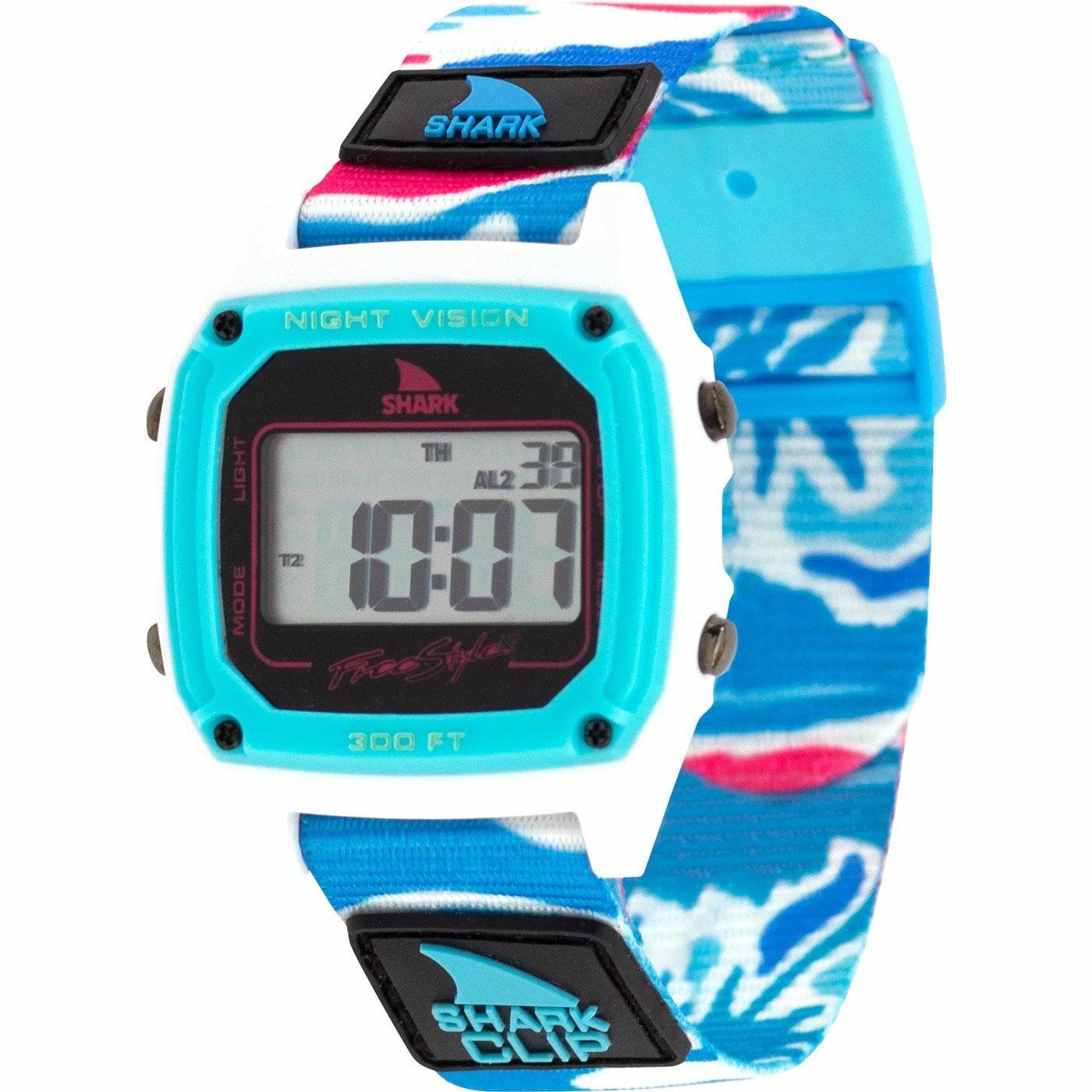 Freestyle Shark Clip Aloha Mirage Blue Watch 1 Freestyle Shark Clip Aloha Mirage Blue Watch