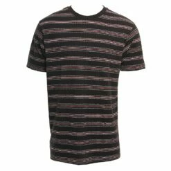 RVCA Feeder Stripe In Black Shirt