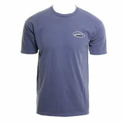 Original Logo In Blue Shirt