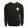 Skeleton Surfer Crew In Black Sweatshirt