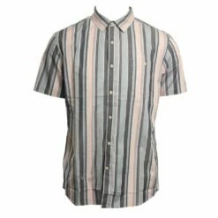 Vissla Tubos In Light Slate Woven Shirt