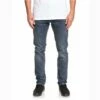 Quiksilver Denim Revolver Straight Fit In Blue