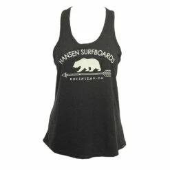 Straight N Arrow In Black Tank Top