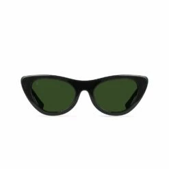 Flora In Green Sunglasses