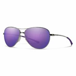 Smith Langley In Violet Ruthenium Violet Mirror Sunglasses