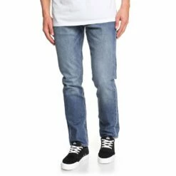Quiksilver Denim Modern Wave Straight Fit Jeans In Aged (Bjqw)