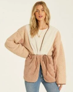 Billabong Polar Opposite Fleece In Multi Jacket