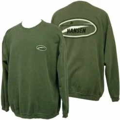 Original Logo Crew In Olive Sweatshirt