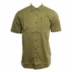 Volcom Beasley In Green Woven Shirt