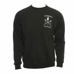 Neptune Crew In Black Sweatshirt