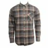 Volcom Caden Plaid Flannel In Blue Woven Shirt