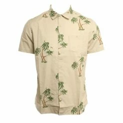 Vissla Ala Moana In Bone Woven Shirt
