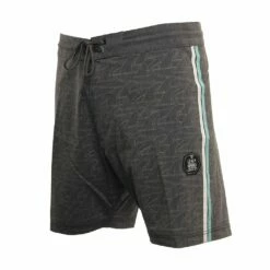 Vissla Backwards Fin Beach Grit In Black Boardshort