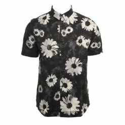 Quiksilver Daisy Spray In Black Woven Shirt