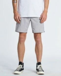 Billabong Surftrek Performance In Alloy Heather Shorts