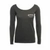 Paradise Scoop LS In Black Shirt