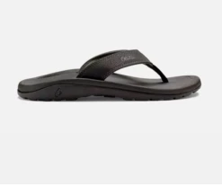 OluKai Ohana In Blac Sandals