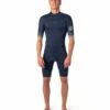 Rip Curl Dawn Patrol Back Zip Spring Suit In Slate Wetsuit