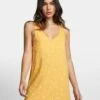 RVCA Boundary Dot In Amber (Abe) Dress