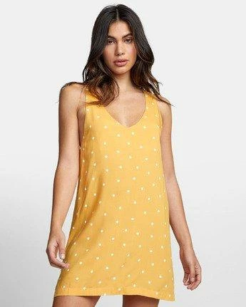 RVCA Boundary Dot In Amber (Abe) Dress 1 RVCA Boundary Dot In Amber (Abe) Dress
