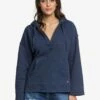 Roxy Sun Beats Poncho Hoodie In Mood Indigo (Bsp0) Sweatshirt