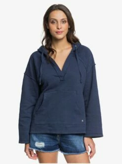 Roxy Sun Beats Poncho Hoodie In Mood Indigo (Bsp0) Sweatshirt
