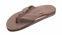 Double Layer Premier Leather In Expresso Sandals