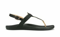 OluKai 'Ekekeu In Black Sandals