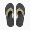 Reef Fanning In Deep Olive (Deo) Sandals
