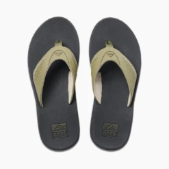 Reef Fanning In Deep Olive (Deo) Sandals