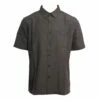 Quiksilver Centinela 4 In Black Woven Shirt
