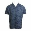 Quiksilver Floral Lake In Navy Blue Iris Floral Lake (Btl6) Woven Shirt