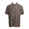 Quiksilver Knots And Stuff In Black Woven Shirt