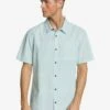Quiksilver Kalua Kobi In Blue Woven Shirt