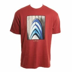 Quiksilver Around Blues In Burnt Russet (Rqz0) Shirt