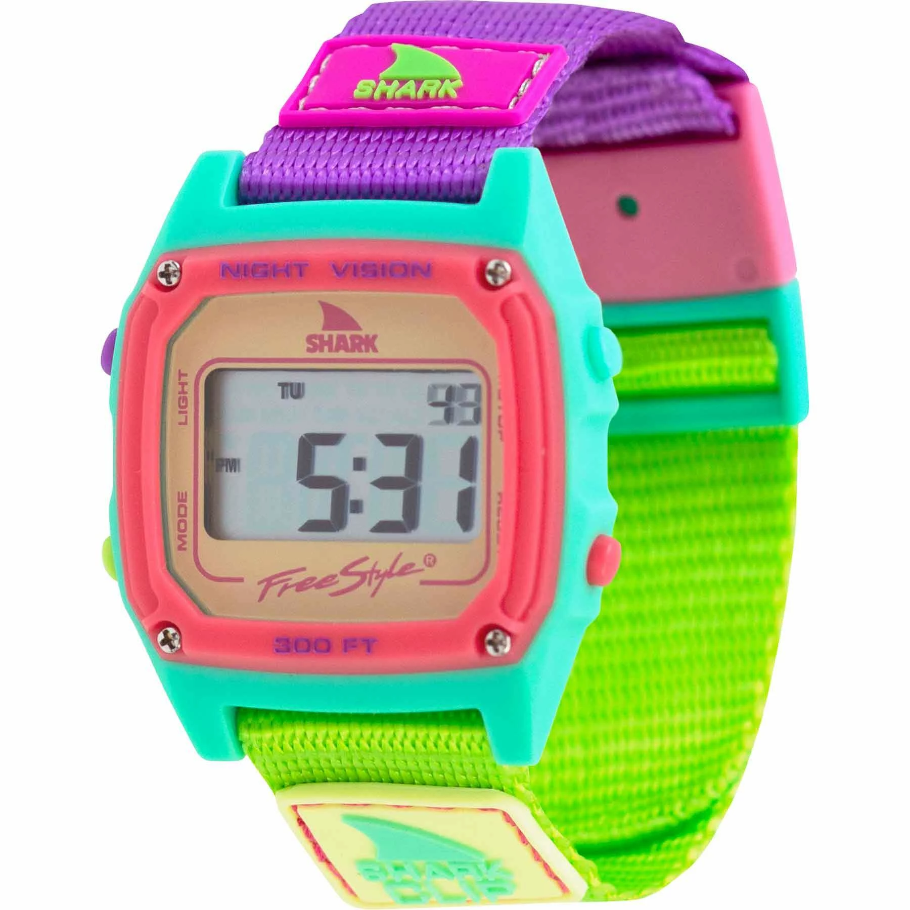 Freestyle Shark Clip Sour Apple In Multi Watch 1 Freestyle Shark Clip Sour Apple In Multi Watch
