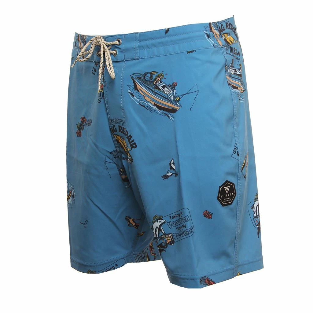 Vissla Summer Vacation In Blue Boardshort 1 Vissla Summer Vacation In Blue Boardshort