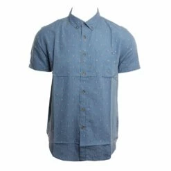 Billabong All Day Jacquard In Blue Woven Shirt