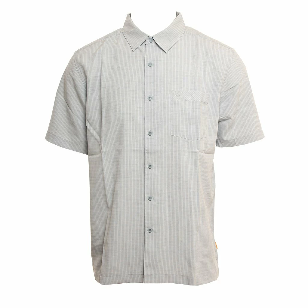 Quiksilver Centinela 4 In Blue Woven Shirt 1 Quiksilver Centinela 4 In Blue Woven Shirt