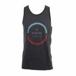 Rip Curl Commander Ringer In Navy Blue Tank Top