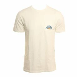 Vissla Rainbow Union Pigment Dye In White Shirt