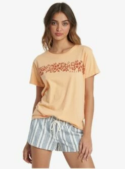 Roxy Botanical Beauty In Apricot Wash (Nge0) Shirt
