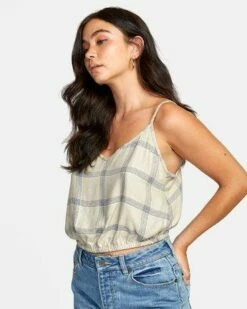 RVCA Unite In Oatmeal (Oat) Tank Top
